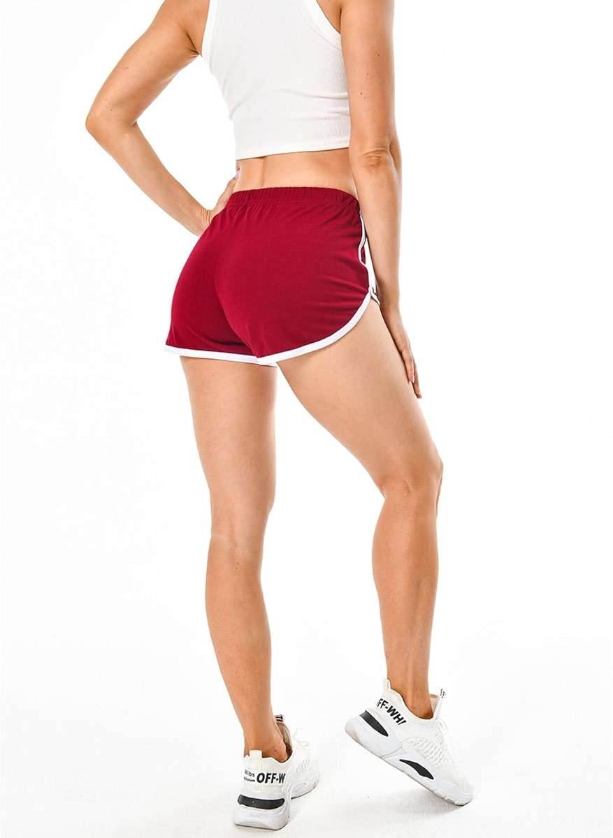 Cameway 4 Pack Women's Cotton Yoga Dance Short Pants Summer Athletic Cycling Hiking Sports Shorts - Image 2