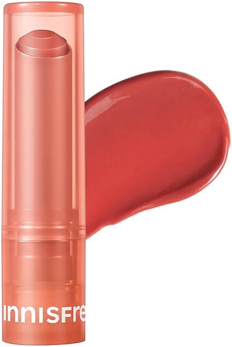 innisfree Dewy Tint Lip Balm | Korean Tinted Balm with Natural Finish | Hydrating Sheer Lipstick for Dry Lips | Available in 4 Shades and Gift Sets - Product Image