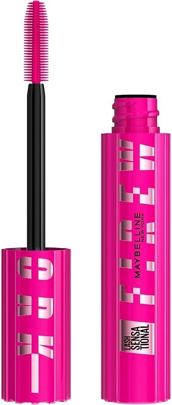 Maybelline Lash Sensational Firework Washable Mascara, Lengthening & Volumizing Mascara for up to 24HR wear, Very Black, 1 Count - Product Image