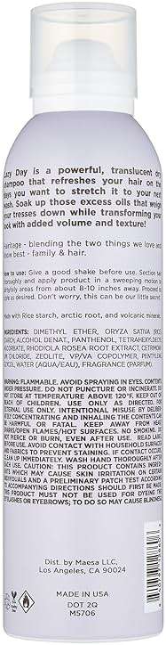 Hairitage Volumizing Dry Shampoo for Women - Adds Volume + Texture - For Dry, Dark, Blonde, Brunette + Oily Hair – Clean + Sulfate Free - Color Safe - Cherry + Amber Scent, 5oz - Image 2