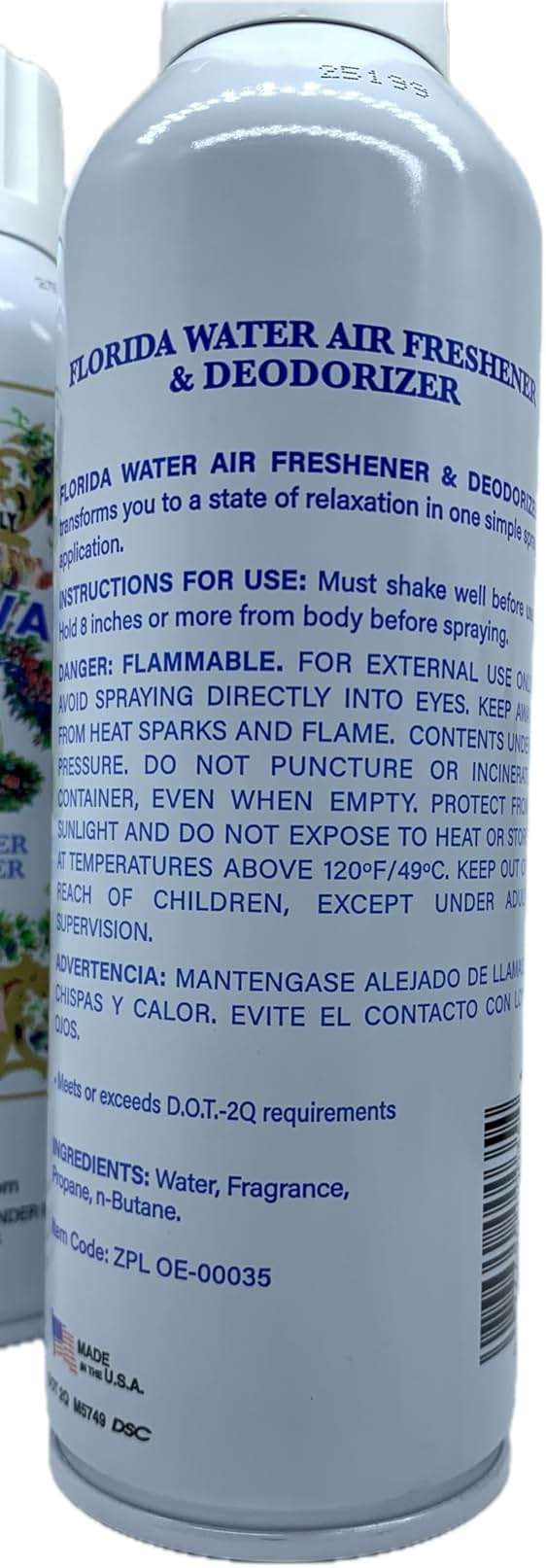 Lanman & Kemp Agua de Florida Air Freshener & Deodorizer - Room Spray - 8 Oz. (Pack of 2) - Image 2