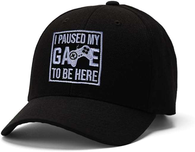 famliihw Embroidered Baseball Cap for Women Men Adjustable Baseball Hat Black Baseball Cap Trucker Hat - Image 1