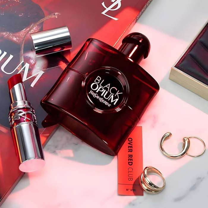 Black Opium Over Red by Yves Saint Laurent for Women - 3 oz EDP Spray - Image 5