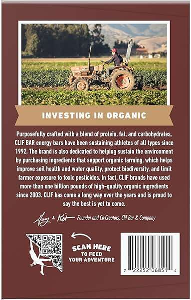 CLIF BAR - Energy Protein Bars - Chocolate Brownie - Made with Organic Oats - Energy Bars - Non-GMO - (15 Pack) - Image 11