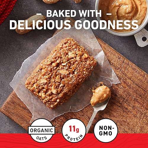 CLIF BAR - Energy Protein Bars - Crunchy Peanut Butter - Made with Organic Oats - Energy Bars - Non-GMO - (15 Pack) - Image 4