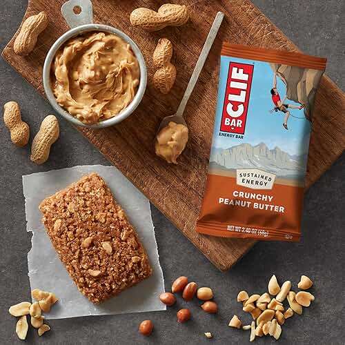CLIF BAR - Energy Protein Bars - Crunchy Peanut Butter - Made with Organic Oats - Energy Bars - Non-GMO - (15 Pack) - Image 6