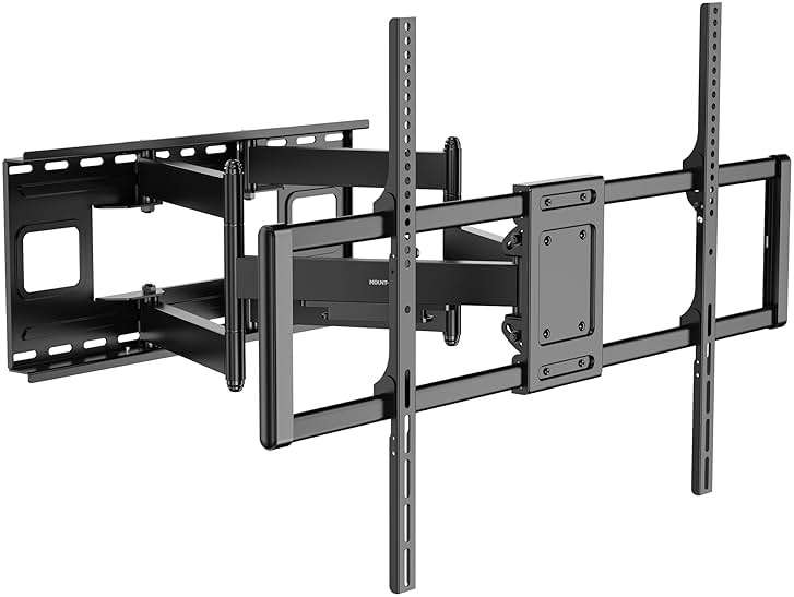 Mount-It! Heavy Duty XXL Full Motion TV Wall Mount for Extra Large TVs, max VESA 900x600, Holds up to 264lb, Swivel Tilt Extension Adjustable TV Mount for 60" 65" 75" 80" 85" 90" 98" 100" 115" 120 in - Image 5