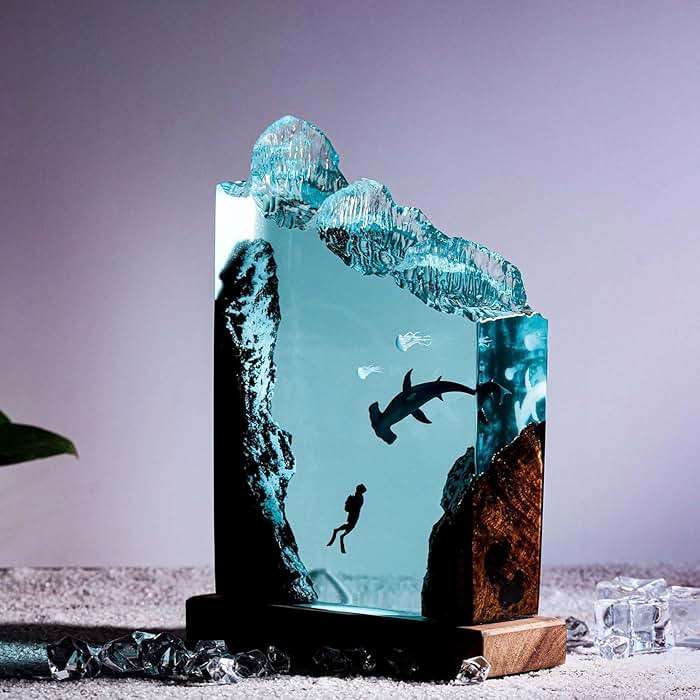 Deep Pour Epoxy Resin, 1.5 Gallon 2-4" Pour Depths Epoxy Resin Kit Crystal Clear High-Gloss No Bubble Self Leveling for DIY Molds Wood River Table Flower Preservation Top Mold Crafts Mix 2:1 Ratio - Image 9