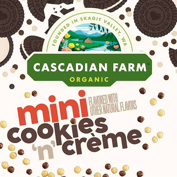 Cascadian Farm, Cereal Mini Cookies N Creme Organic, 10.7 Ounce - Image 3