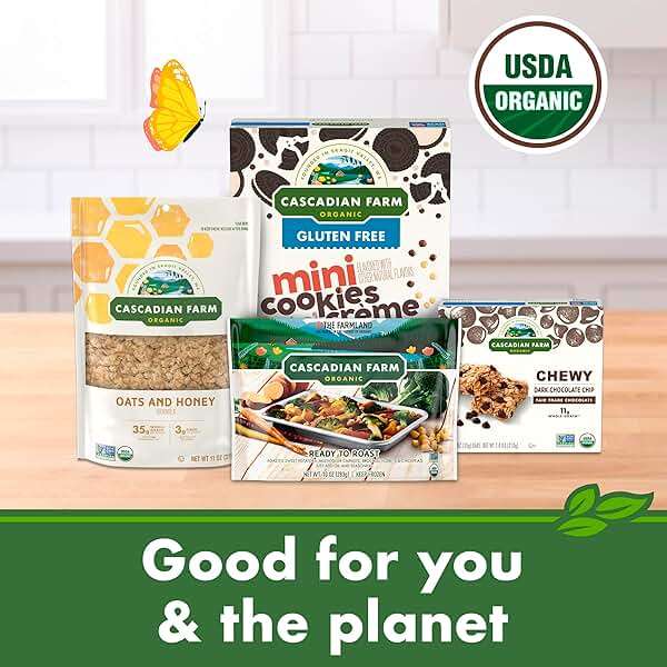 Cascadian Farm, Cereal Mini Cookies N Creme Organic, 10.7 Ounce - Image 8