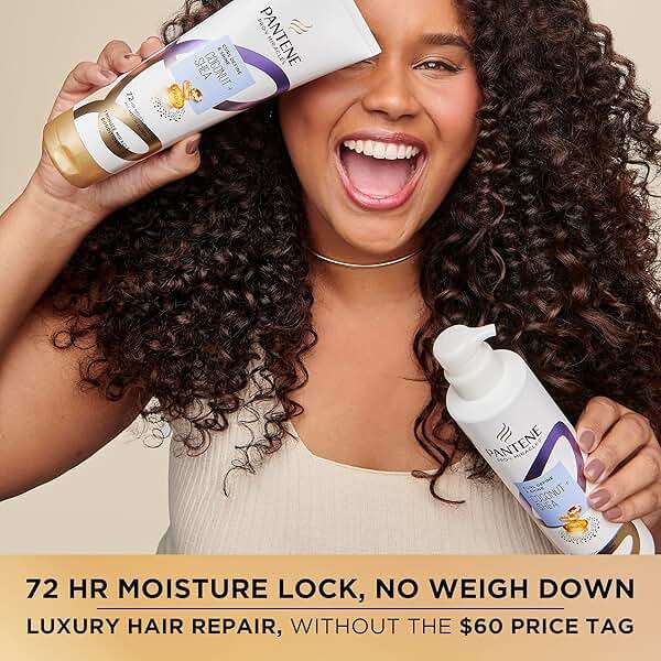 Pantene Pro-V Miracles Curl Define & Shine Coconut + Shea Sulfate-Free Shampoo 13.5 FL OZ - Image 4