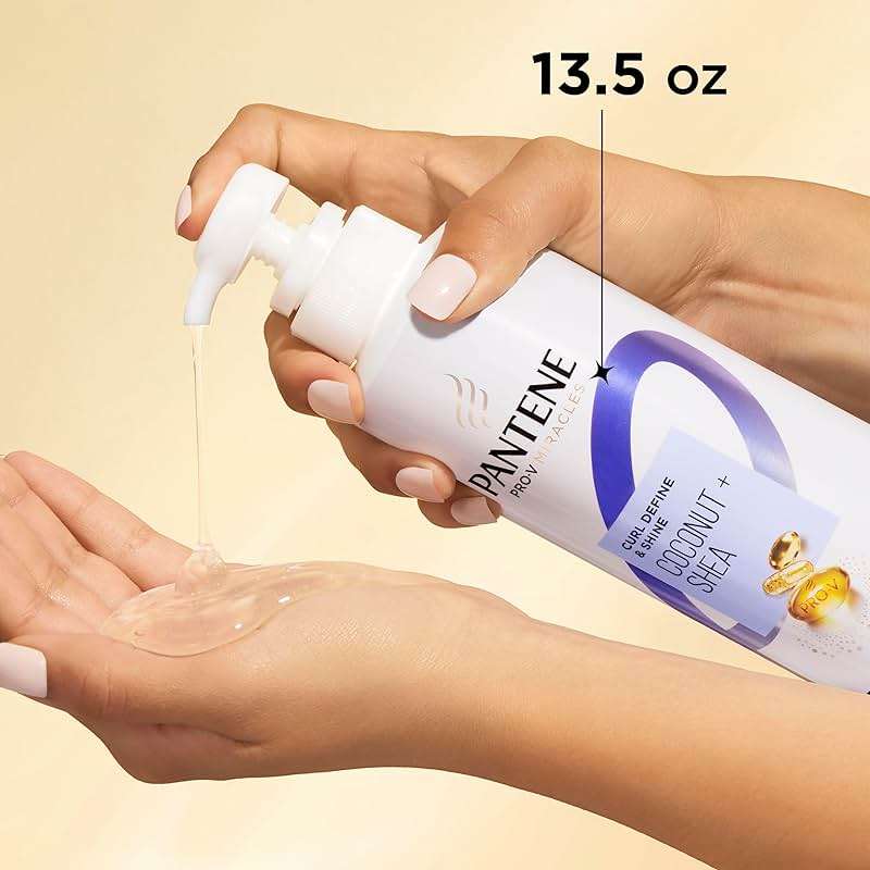 Pantene Pro-V Miracles Curl Define & Shine Coconut + Shea Sulfate-Free Shampoo 13.5 FL OZ - Image 10