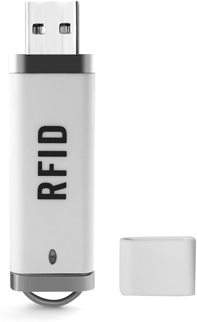 RFID Reader Mini ID IC Card Reader RFID Scanner 125KHz/13.56Mhz Card Reader Dual Frequency Reads TK4001 EM4100 ID IC NFC Card Access Control Reader USB Port - Product Image