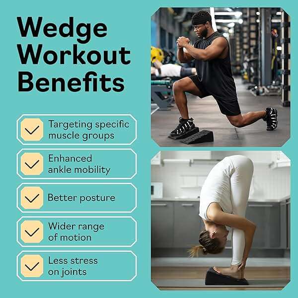 Squat Wedge Block Set of 3/5 - 960 LBS Capacity - Slant Board for Calf Stretching with 5 Stackable Angles - Calf Stretcher Slant Board - Workout Equipment - EPP Material for Exercise Equipment & Physical Therapy - Image 6