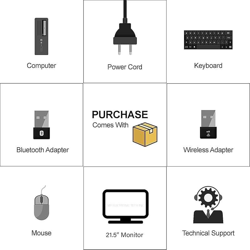 HP ProDesk 600 G3 SFF Desktop Computer with 21.5" FHD Monitor, Intel Quad Core i5-6500, 16GB DDR4, 256GB SSD, DisplayPort, Keyboard & Mouse, WiFi, BT, Windows 11 Pro (Renewed), Black - Image 7