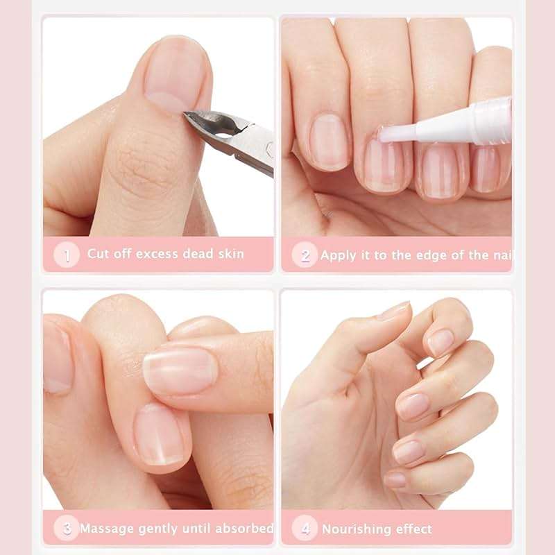 Radiant Nail Growth Oil, Nail Strengthener, Cuticle Oil for Nails, For Moisturize Strengthen Nail Care Oil, Finger Edge Manicure Nourishing Pen, Anti-hangbnail removal, Nail Skin Edge Care - Image 2