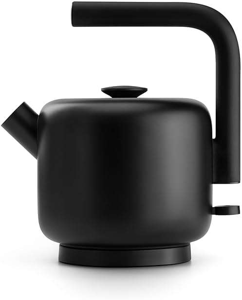 Fellow Clyde Electric Kettle 1.5 Liter - Fast Boil, Drip-Free Spout | Hot Water Tea Kettle for Tea & Coffee, Stainless Steel Water Boiler, Auto Shut-Off, BPA-Free, Cordless, Matte Black - Image 1
