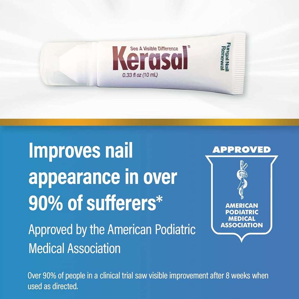 Kerasal Nail Renewal and Nail File Combo Pack, Restores Appearance of Discolored or Damaged Nails & Daily Defense Foot Wash Daily Cleanser for Feet, 12 Ounce - Image 4