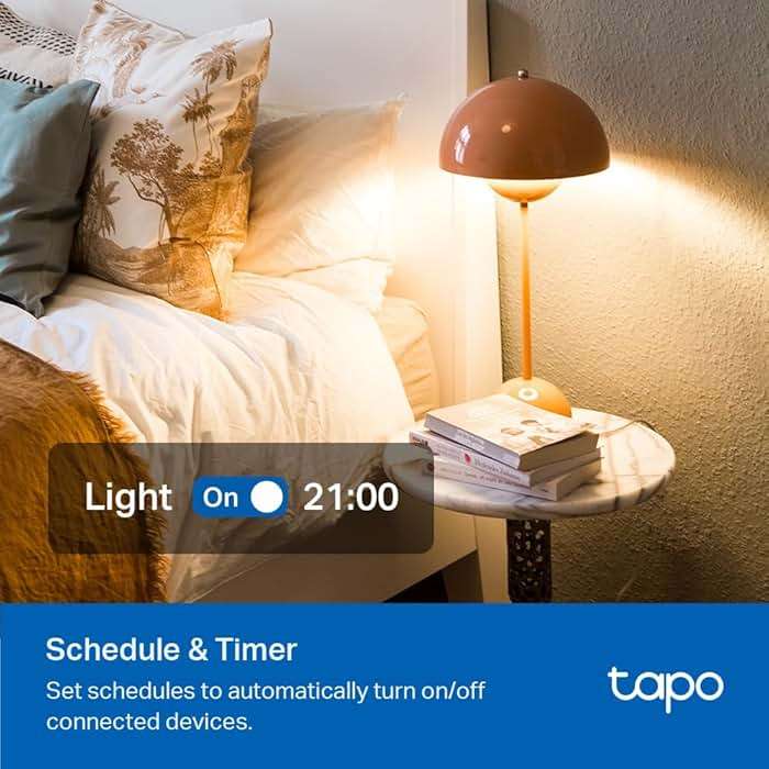 TP-Link Tapo Smart Plug Outlet Extender, Surge Protector, 18W Fast Charging, 3 Individual Smart Outlets, 1x USB-C & 2X USB-A, Smart Night Light, Works w/Apple HomeKit, Alexa & Google Home, Tapo P306 - Image 5