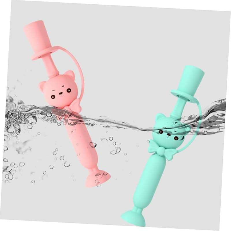 FOMIYES Silicone Training Toothbrush Cartoon Bear Design Soft Bristles for Gentle Cleaning Safe for Boy Girl Oral Care Random Color for Toddlers and Boy Girl - Image 6