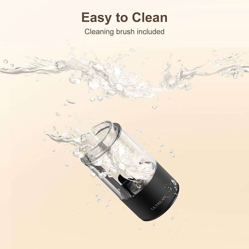 Ultrean Pepper Grinder, Rechargeable Salt and Pepper Grinder with 6 Adjustable Coarseness, LED Light, Automatic Grinder for Kitchen, Home and Kitchen Appliances Birthday Gifts for Women, Black - Image 6