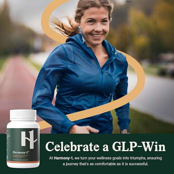 Harmony-1 Physician Formulated GLP-1 Digestive Support — Bloating, Nausea & Gut Discomfort Relief — Digestive Enzymes + Probiotics — GLP-1 Companion Supplement — 60 Capsules - Image 6