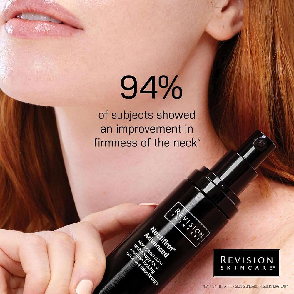Revision Skincare Nectifirm Advanced® Neck Cream – Clinically Proven to Firm, Lift & Contour the Neck, Jawline & Décolletage, Correcting Visible Signs of Aging and Weight Loss - Image 4