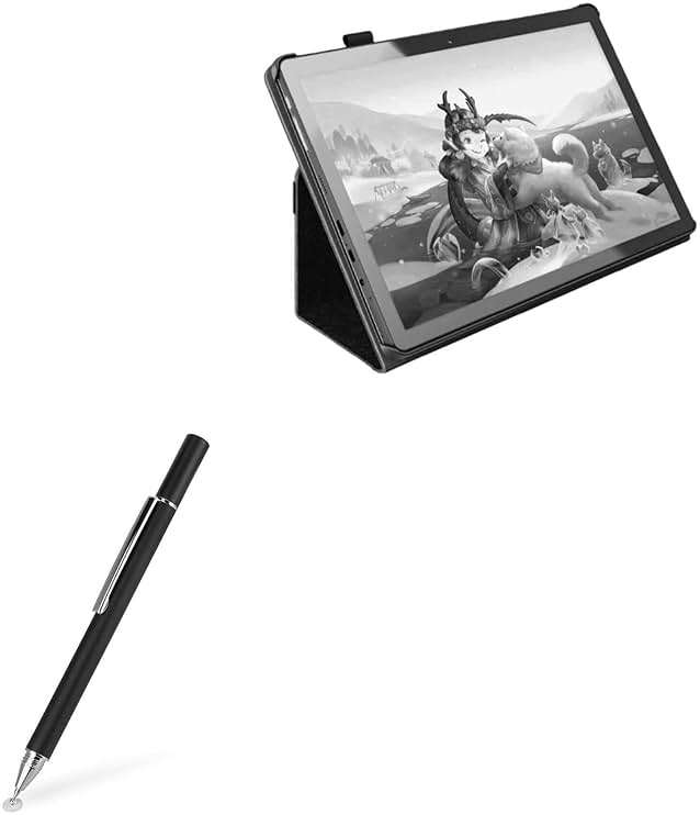 BoxWave Stylus Pen Compatible with Simbans PicassoTab X (10.1 in) - FineTouch Capacitive Stylus, Super Precise Stylus Pen - Jet Black - Image 1