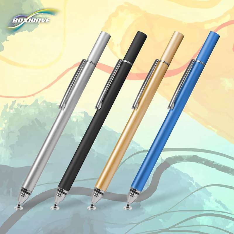 BoxWave Stylus Pen Compatible with Simbans PicassoTab X (10.1 in) - FineTouch Capacitive Stylus, Super Precise Stylus Pen - Jet Black - Image 9