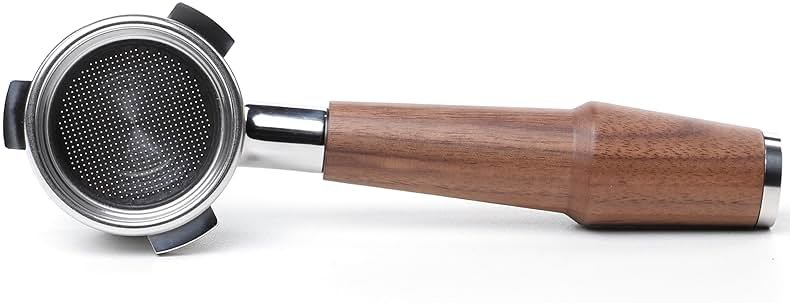 KNODOS 54mm Bottomless Portafilter V2 with Upgraded American Walnut Handle - Compatible with Breville Barista Express, Pro, Touch, Bambino, Plus, Infuser, Duo Temp Pro- Includes 18-21g Filter Basket - Product Image