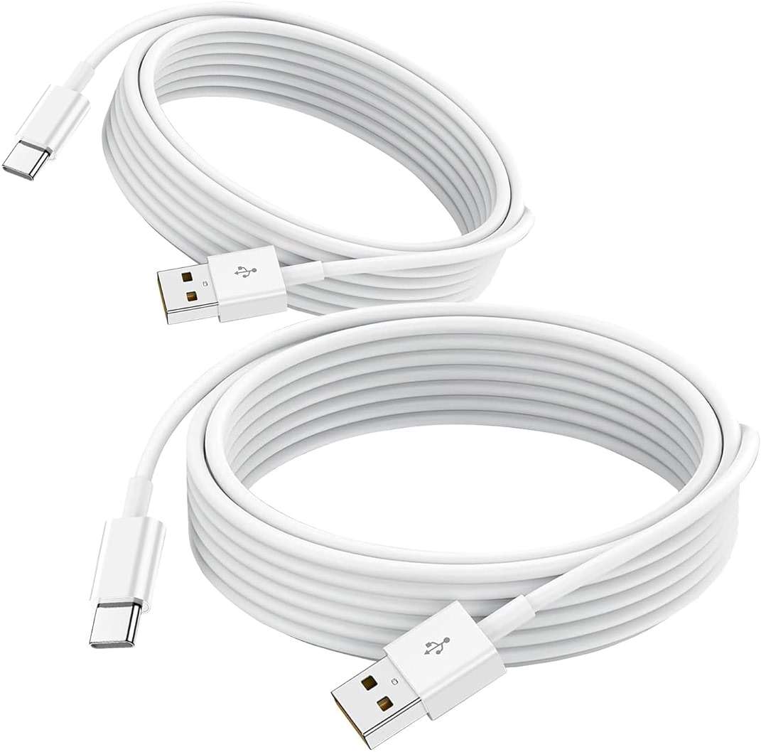 2 Pack Car Carplay Cable for iPhone 17 Air/15/16 16e 17e 15 Pro Max 15 Plus USB A to USB Type C Data Cord,iPad 10th Gen, Samsung Galaxy Tab A7 A8 A9 S10+ S9 S8 S7 Note 10 S10,LG Phone Charger Charging - Image 1