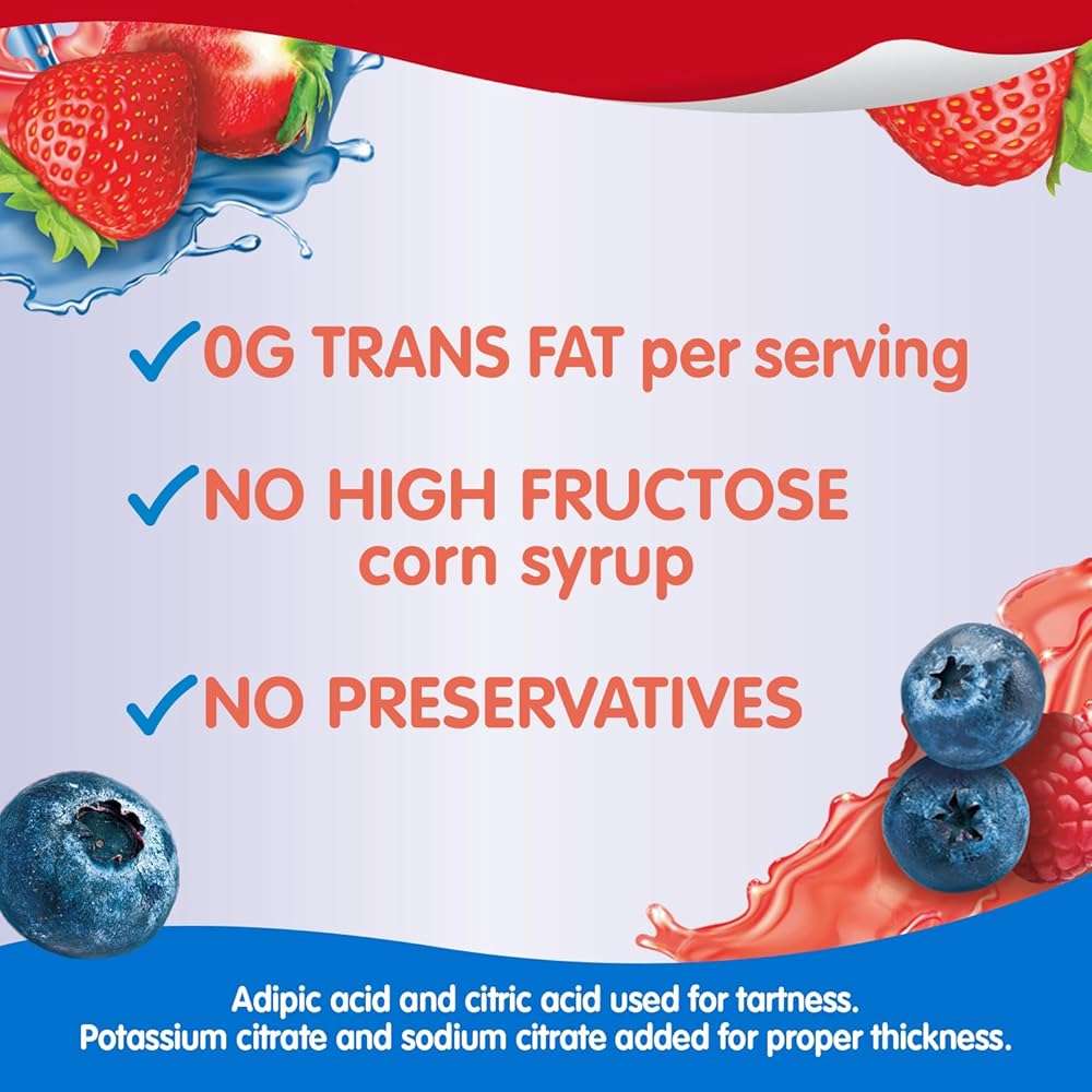 Snack Pack Strawberry and Berry Blue Flavored Juicy Gels Cups, 3.25 oz., 12-Count Family Pack - Image 5