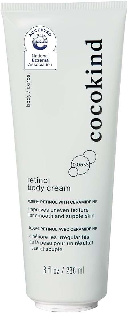 Cocokind Retinol Body Cream, Youthful Body Skin Treatment for all Skin Types, Fragrance Free, Cruelty Free, Vegan, 8 fl oz - Image 1