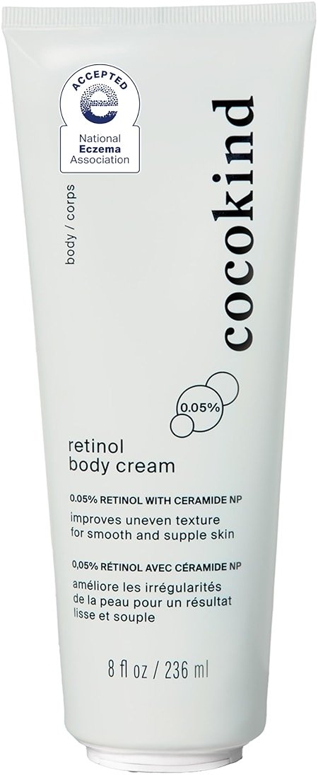 Cocokind Retinol Body Cream, Youthful Body Skin Treatment for all Skin Types, Fragrance Free, Cruelty Free, Vegan, 8 fl oz - Product Image