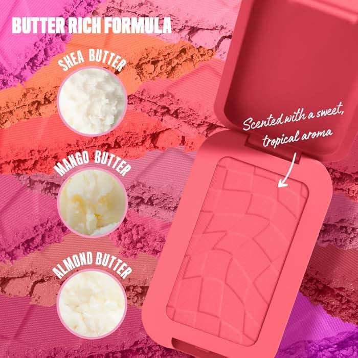 NYX PROFESSIONAL MAKEUP Buttermelt Powder Blush, Fade and Transfer-Resistant Blush, Up to 12HR Make Up Wear, Vegan Formula - U Know Butta - Image 2