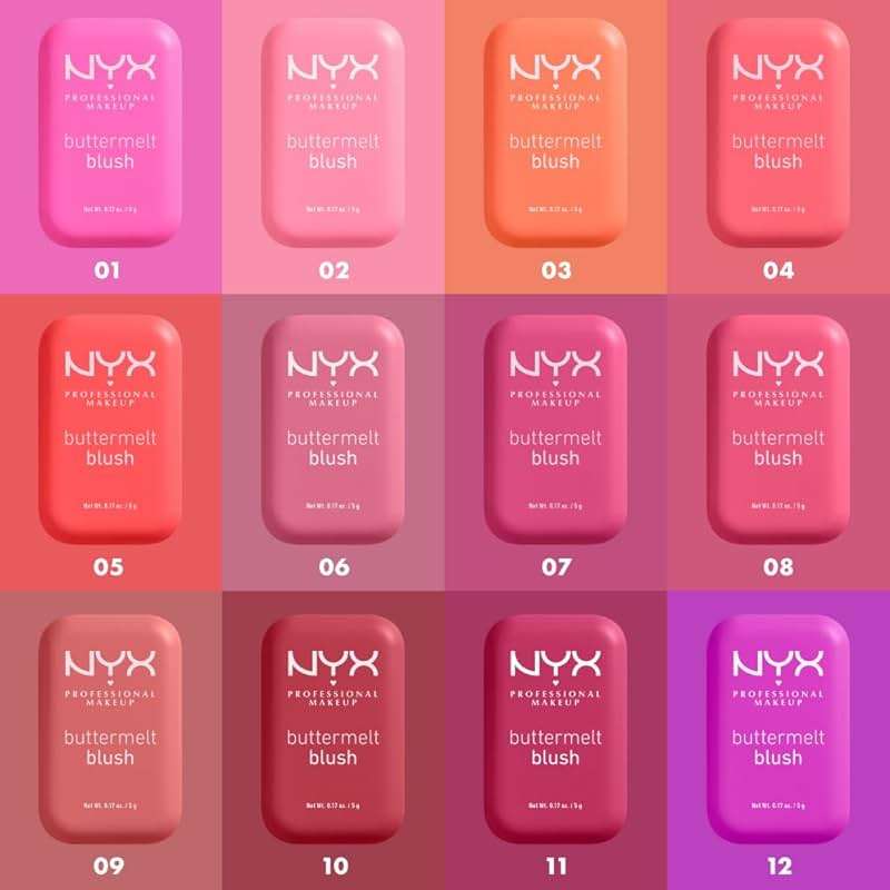 NYX PROFESSIONAL MAKEUP Buttermelt Powder Blush, Fade and Transfer-Resistant Blush, Up to 12HR Make Up Wear, Vegan Formula - Butta Together - Image 5
