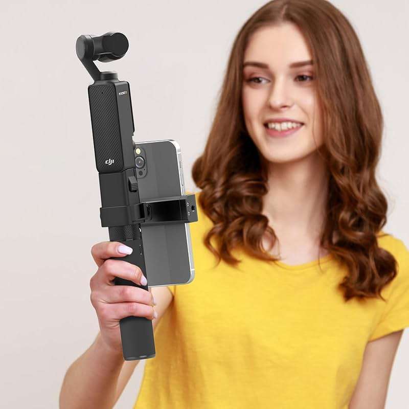 Smatree Portable Osmo Pocket 4/3 Power Stick (Power Bank) Compatible for DJI Osmo Pocket 4/3, Handheld Smartphone Holder Mount Bracket Only for DJI Osmo Pocket 4/3 Camera - Image 8