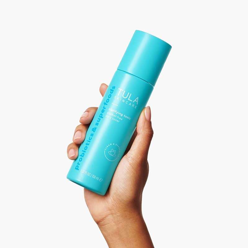 TULA Skin Care Clarifying Tonic Daily Toner - Face Toner to Gently Exfoliate and Tighten Pores, Contains Witch Hazel and Niacinamide, 5.07 Fl Oz. - Image 3