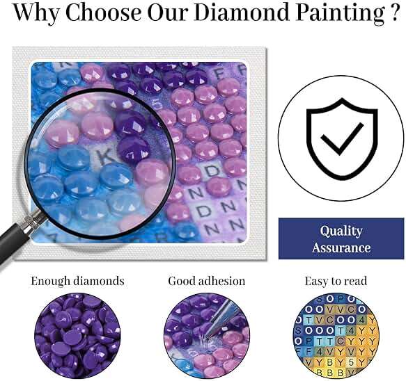Cow Diamond Art Kits for Adults, Highland Cow Diamond Painting Kits for Adults Beginners, DIY 5D Diamond Painting with Round Gem Art Kits for Gift Home Wall Decor 12x16 Inch - Image 6