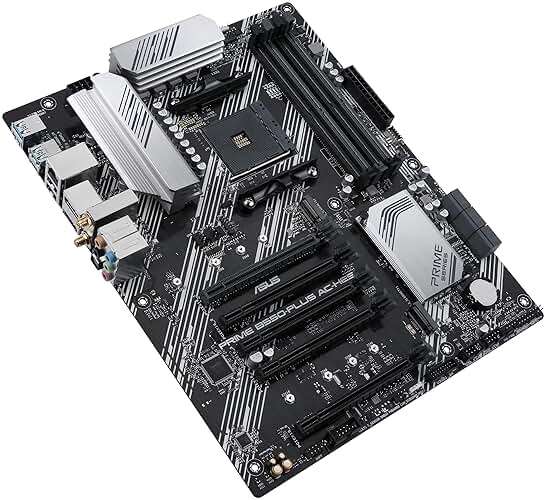 ASUS Prime B550-PLUS AC-HES AMD AM4 (3rd Gen Ryzen) ATX Motherboard (Dual M.2, PCIe4.0, WIFI5, 1Gb Ethernet, SATA 6 Gbps, USB 3.2 Gen 2 Type-C, Front USB 3.2 Gen 1 Type-C and CEC Tier II Ready) - Image 5