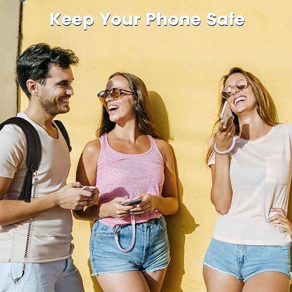 OUTXE Phone Lanyard Tether with 4 Patch- 2× Phone Tether, 4× Phone Patch with Adhesive, Compatible with Smartphone- Colorful - Image 2