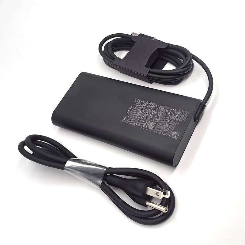 Dell Laptop Charger 240W Watt Barrel 7.4mm tip GAN AC Power Adapter,Alienware M16 R2 X16 M15 R7 X15 R2 X17 R2 Precision 7670 7770 7680 7780 Charger, Black, HA240PM200 - Image 6