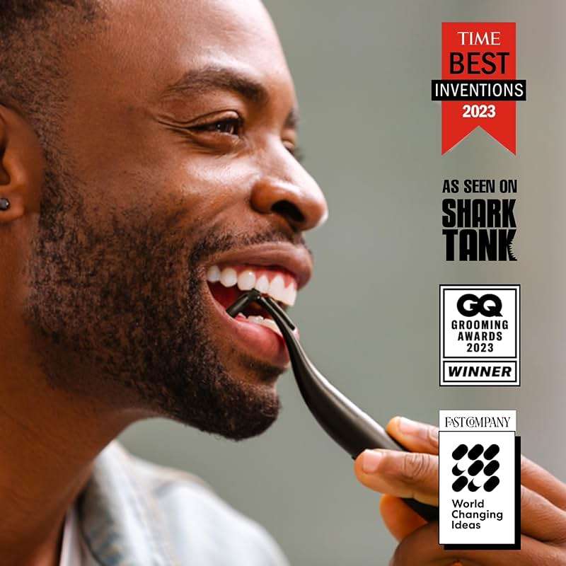 FLAUS Electric Flosser (Gentle Glide) - Shark Tank + Oprah's List - Water Floss Alternative - Dental Plaque Remover for Adults - Easy Vibration Power Flossing - Safe Portable Gum + Teeth Cleaning Tool - Image 8