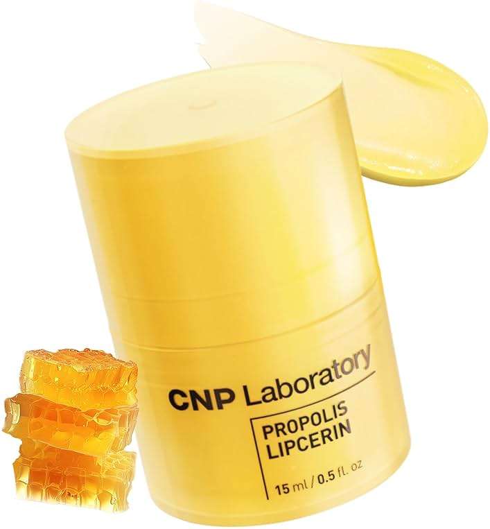 CNP Honey Lip Butter - Propolis Lipcerin™ 01 Original, Hydrating Overnight Manuka Lip Balm & Mask, 12hr Long-Lasting Moisture, Stocking Stuffers, Gifts for Women, 0.5 fl.oz. - Image 1