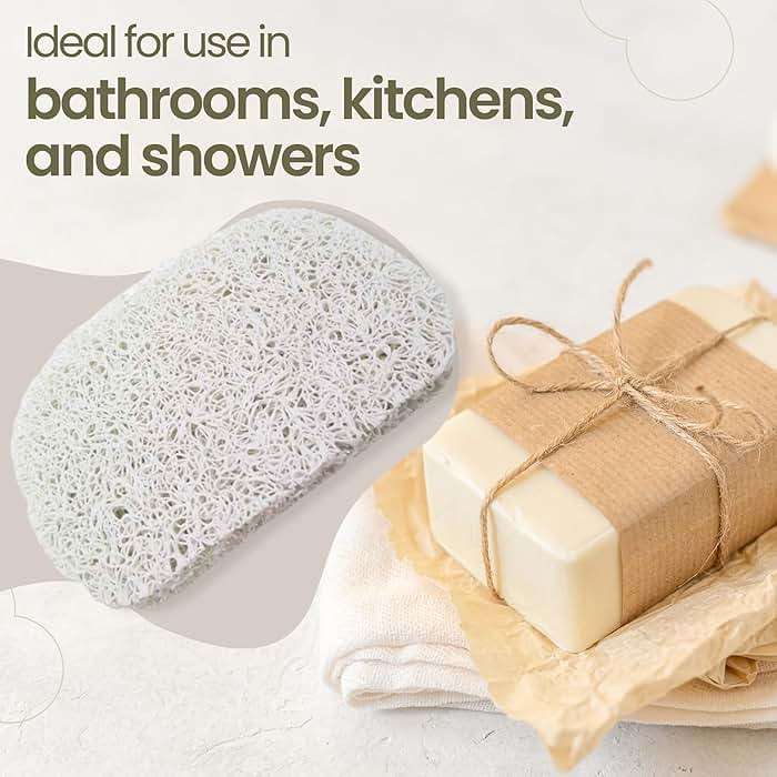 Gadgetime USA Soap Saver Pad - 6 Pack Soap Holder for Kitchen & Bathroom Use - Durable Non Slip Soap Dish, Shampoo Bar & Dish Soap - Large Size & Easy to Wash - Perfect for Travel - Self Draining - Image 7