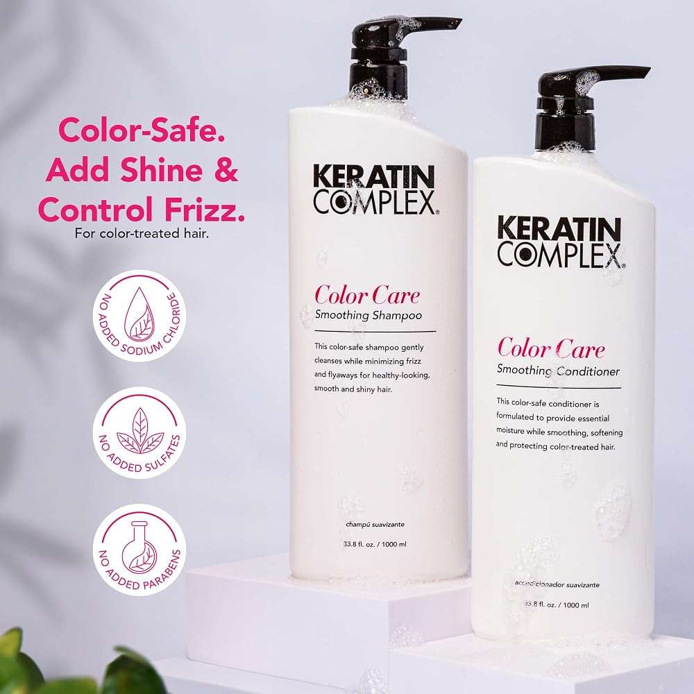 Keratin Complex - Color Care Smoothing Shampoo - Image 2