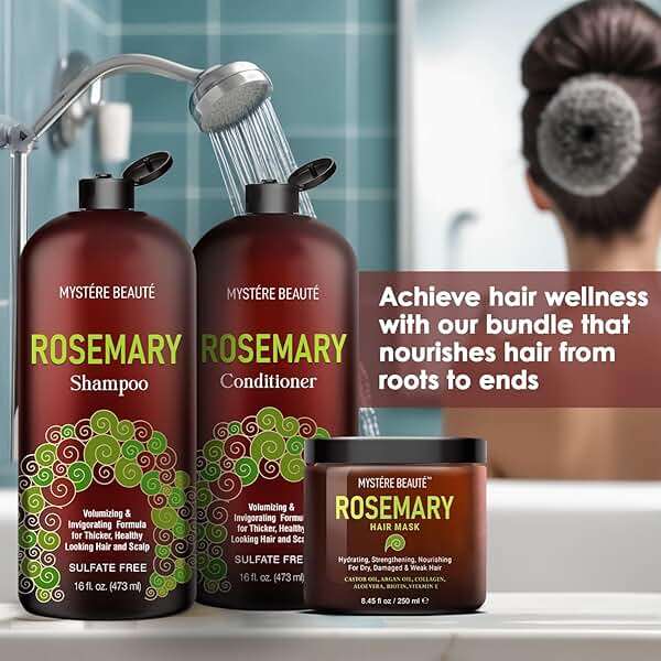 Rosemary Shampoo, Gifts for Women, Unique Gifts for Women, Best Friend Birthday Gifts, Funny Birthday Gifts for Women,Friendship Gifts for Women Friends, Rosemary Shampoo and Conditioner & Hair Mask - Image 6