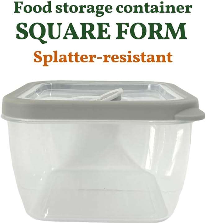 GODAGE 10-Piece Food Storage Containers with Vented Lids, Airtight and BPA Free, Stackable, Microwave, Freezer, and Dishwasher Safe (Gray) - Image 3