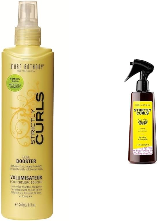 Marc Anthony Strictly Curls Curl Booster & Volume Boost Spray Bundle, 8.1 Fl Oz & 6.8 Fl Oz - Product Image