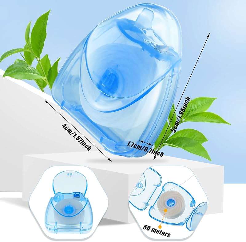 Patelai 200 Boxes Dental Floss Bulk Each 54 Yards/50 M Mint Waxed Mini Travel Size Tooth Floss Picks Pack Individually Wrapped for Adults Homeless Teeth Protection - Image 2